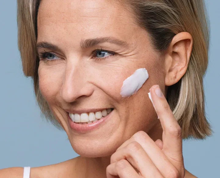 A woman using ageLOC