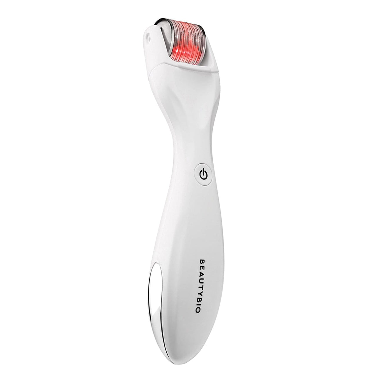 GloPRO skin care device with red light on a white background