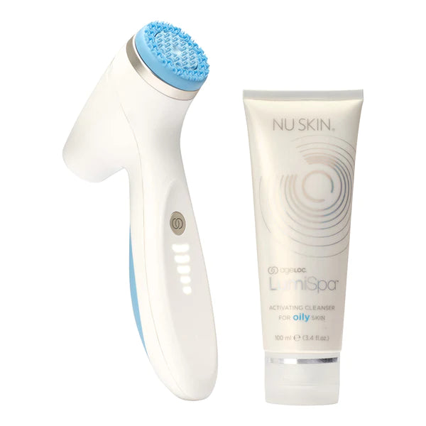 Nu Skin Lumispa IO Rose Gold avec un choix de nettoyant gratuit