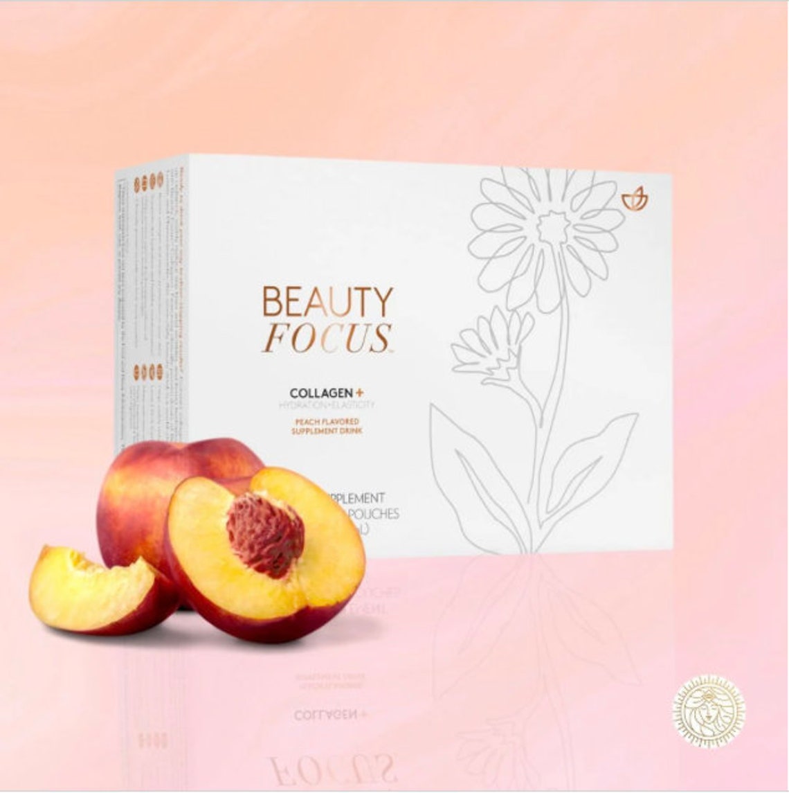 Nu Skin Liquid Collagen+ (Strawberry or Peach) Anti-aging Collagen Supplement