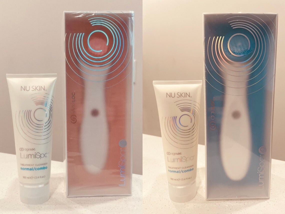 Nu Skin Lumispa IO Rose Gold avec un choix de nettoyant gratuit