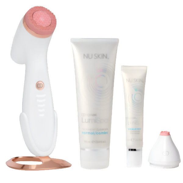 Nu Skin ageLOC Rose Gold LumiSpa iO & Accent Head Bundle
