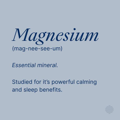 Definition of magnesium with a blue background