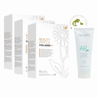 Beauty Focus Collagen and ap24 toothpaste