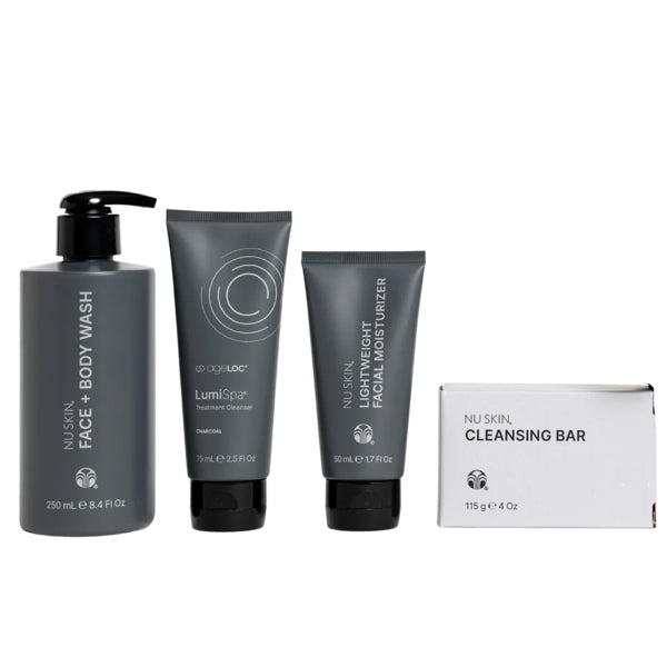 Nu Skin Men's Skincare Bundle | ageLOC LumiSpa & Daily Essentials
