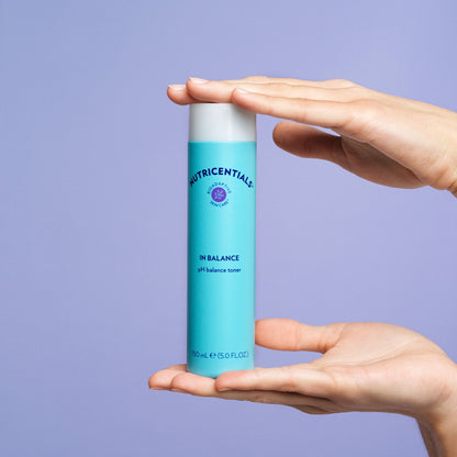 Nu Skin Nutricentials In Balance PH Toner Model Shot