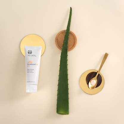 Nu Skin Sunlight 35 Face and Body Water Resistant Sunscreen Product Shot