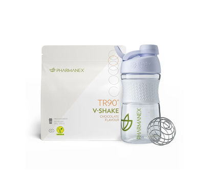 Nuskin TR90 Vegan Protein Vainilla o Chocolate + Botella Shaker Pharmanex Gratis 