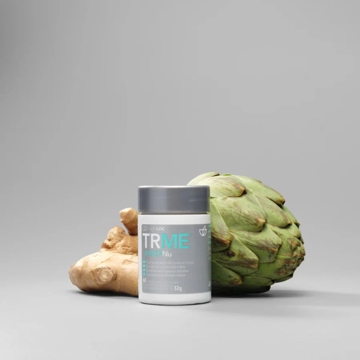 TRME INNERNu - Vegan Gluten-Free Supplement contains artichoke and ginger root