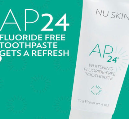 AP24 Dentifrice blanchissant naturel sans fluorure Vanille et menthe poivrée