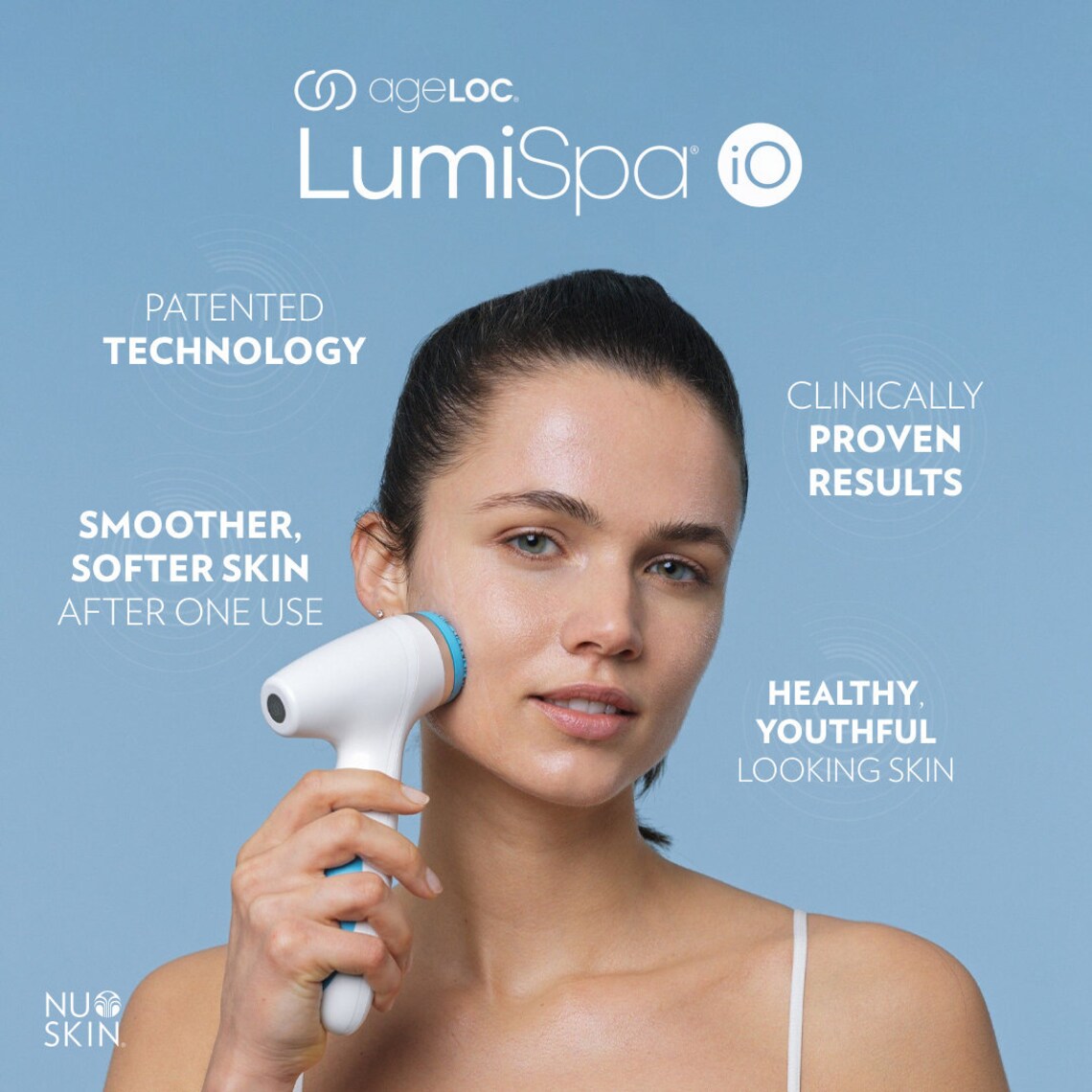 Limpiador Nu Skin Lumispa IO Rose Gold + versión para EE. UU. y Canadá