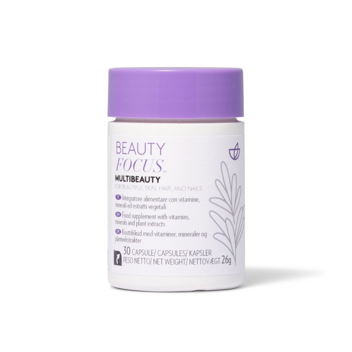 Nu Skin Beauty Focus MultiBeauty 30 cápsulas para piel, cabello y uñas